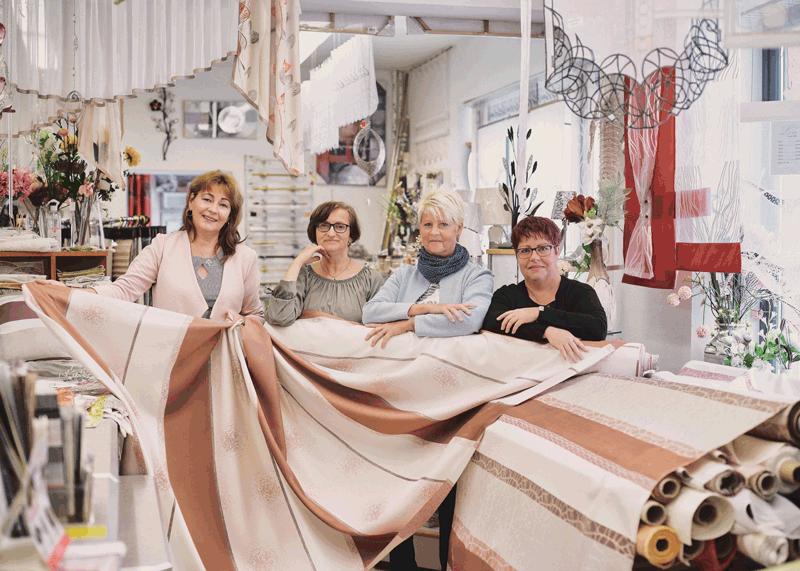 Inhaberin Petra Schindler, Marion Wolf, Gudrun Barthel, Anja Schirner